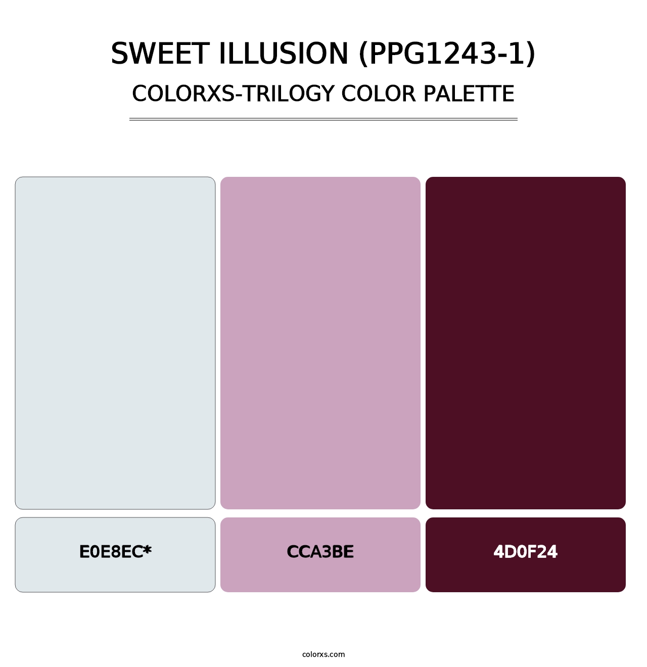 Sweet Illusion (PPG1243-1) - Colorxs Trilogy Palette