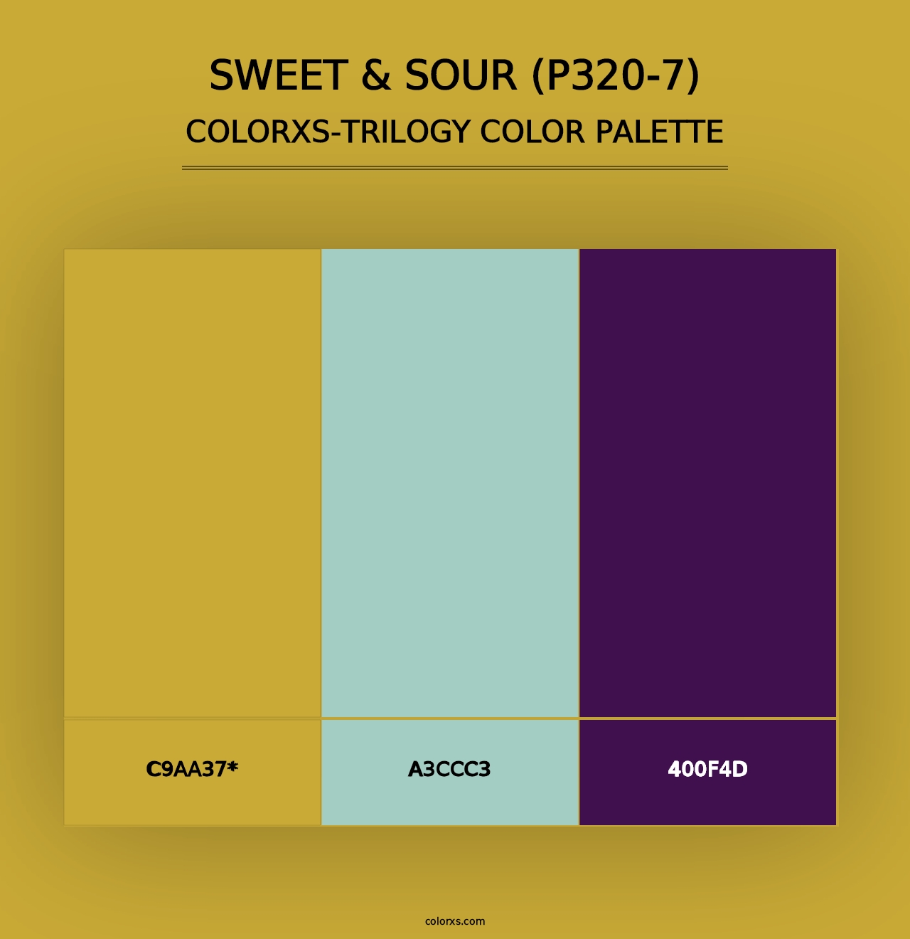 Sweet & Sour (P320-7) - Colorxs Trilogy Palette