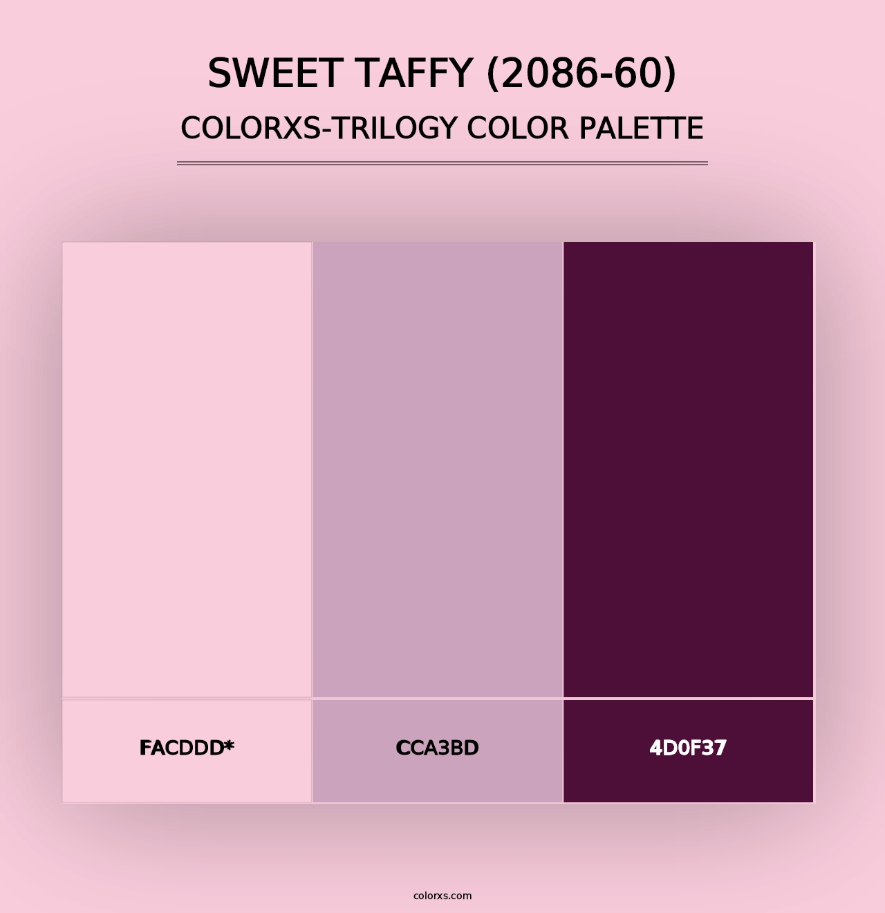 Sweet Taffy (2086-60) - Colorxs Trilogy Palette