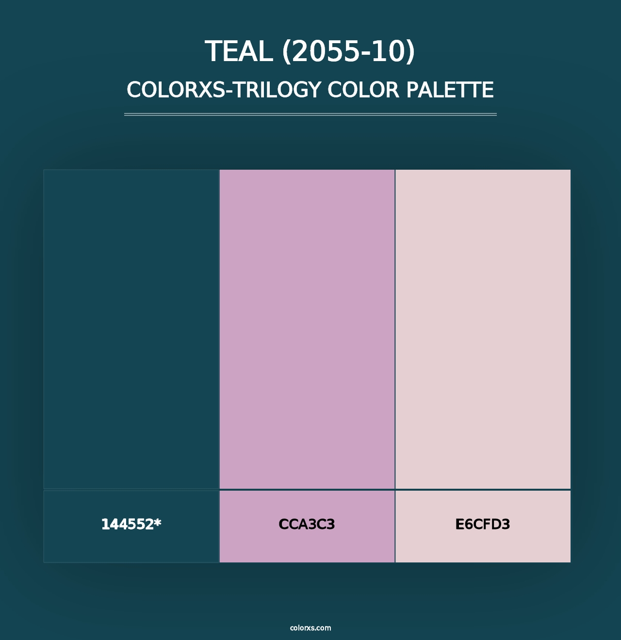 Teal (2055-10) - Colorxs Trilogy Palette