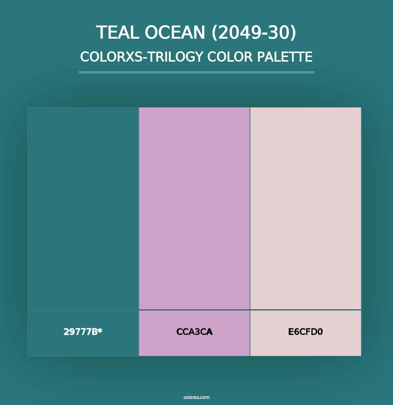 Teal Ocean (2049-30) - Colorxs Trilogy Palette