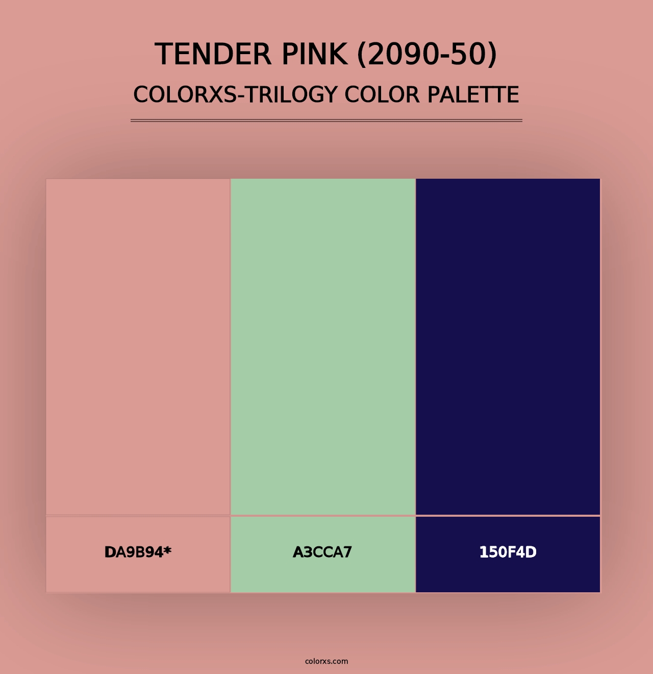 Tender Pink (2090-50) - Colorxs Trilogy Palette