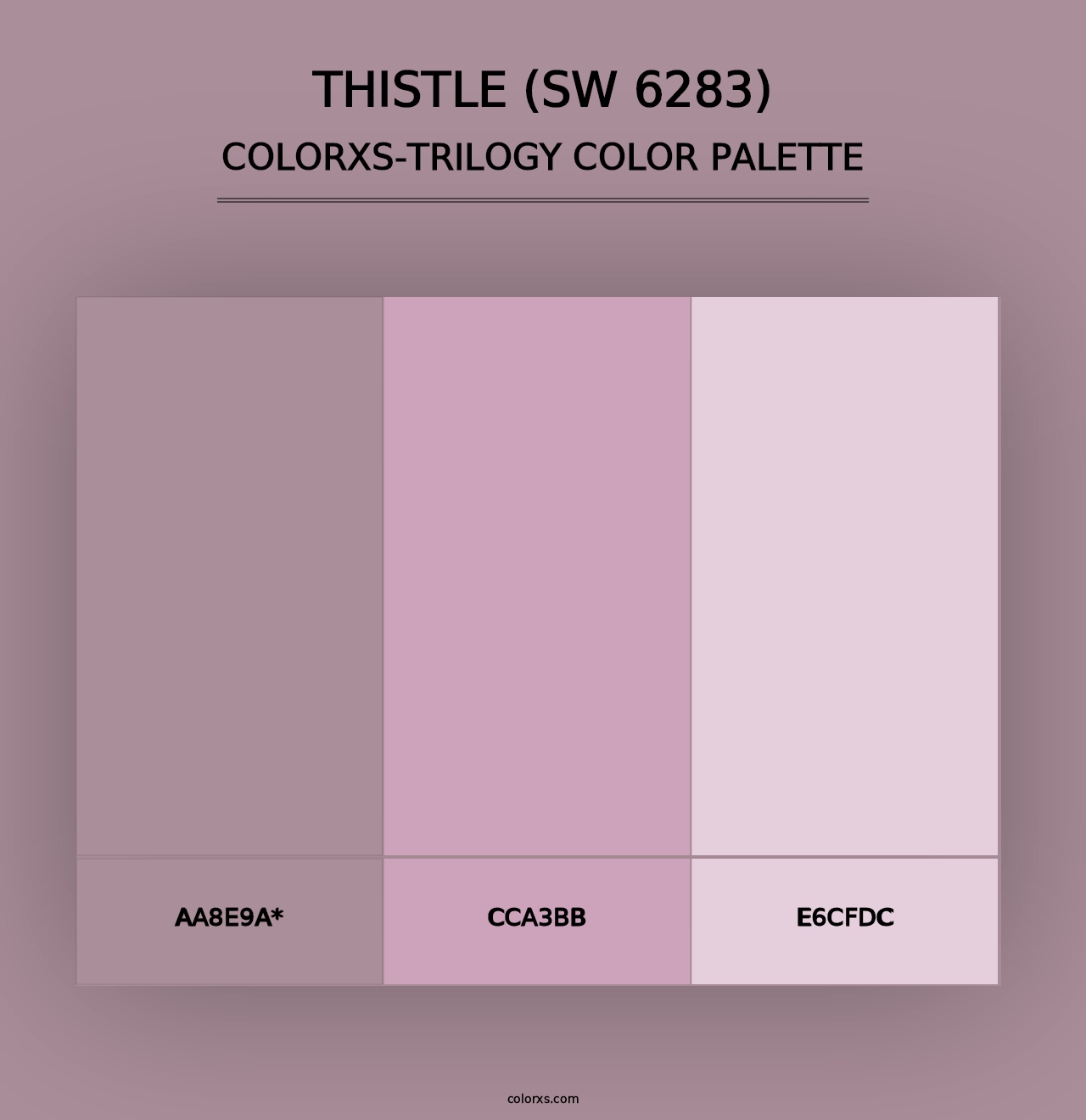 Thistle (SW 6283) - Colorxs Trilogy Palette