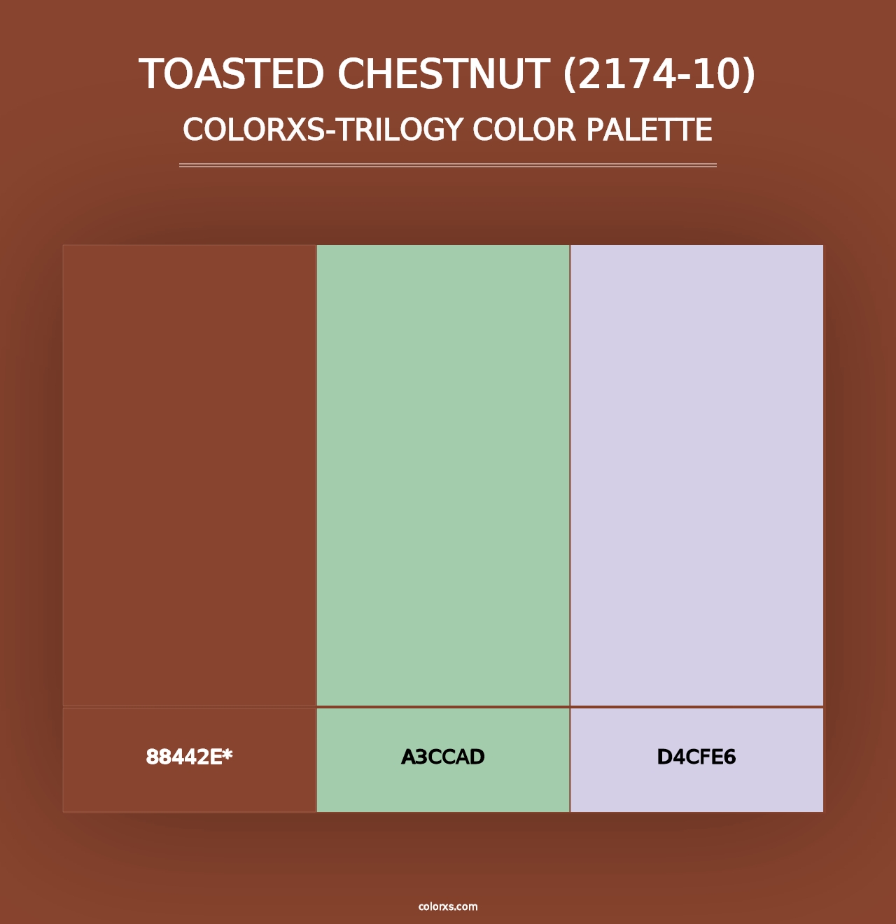 Toasted Chestnut (2174-10) - Colorxs Trilogy Palette