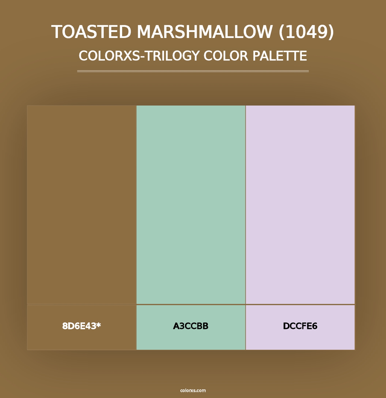 Toasted Marshmallow (1049) - Colorxs Trilogy Palette