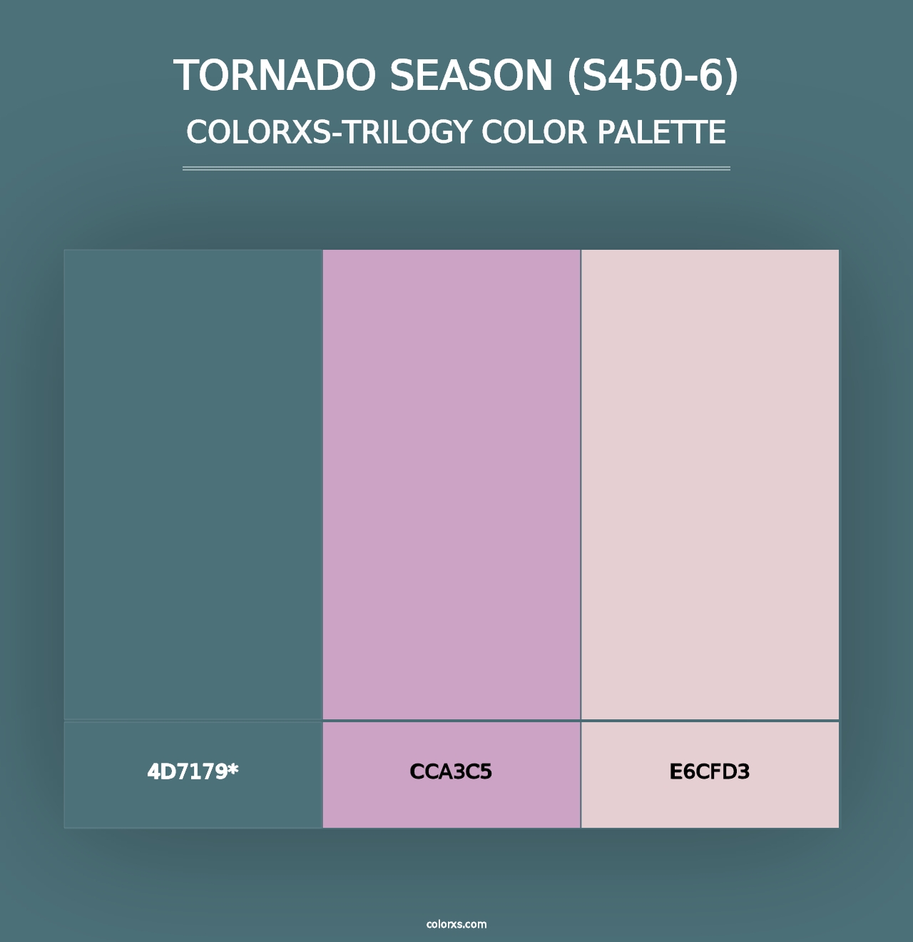 Tornado Season (S450-6) - Colorxs Trilogy Palette