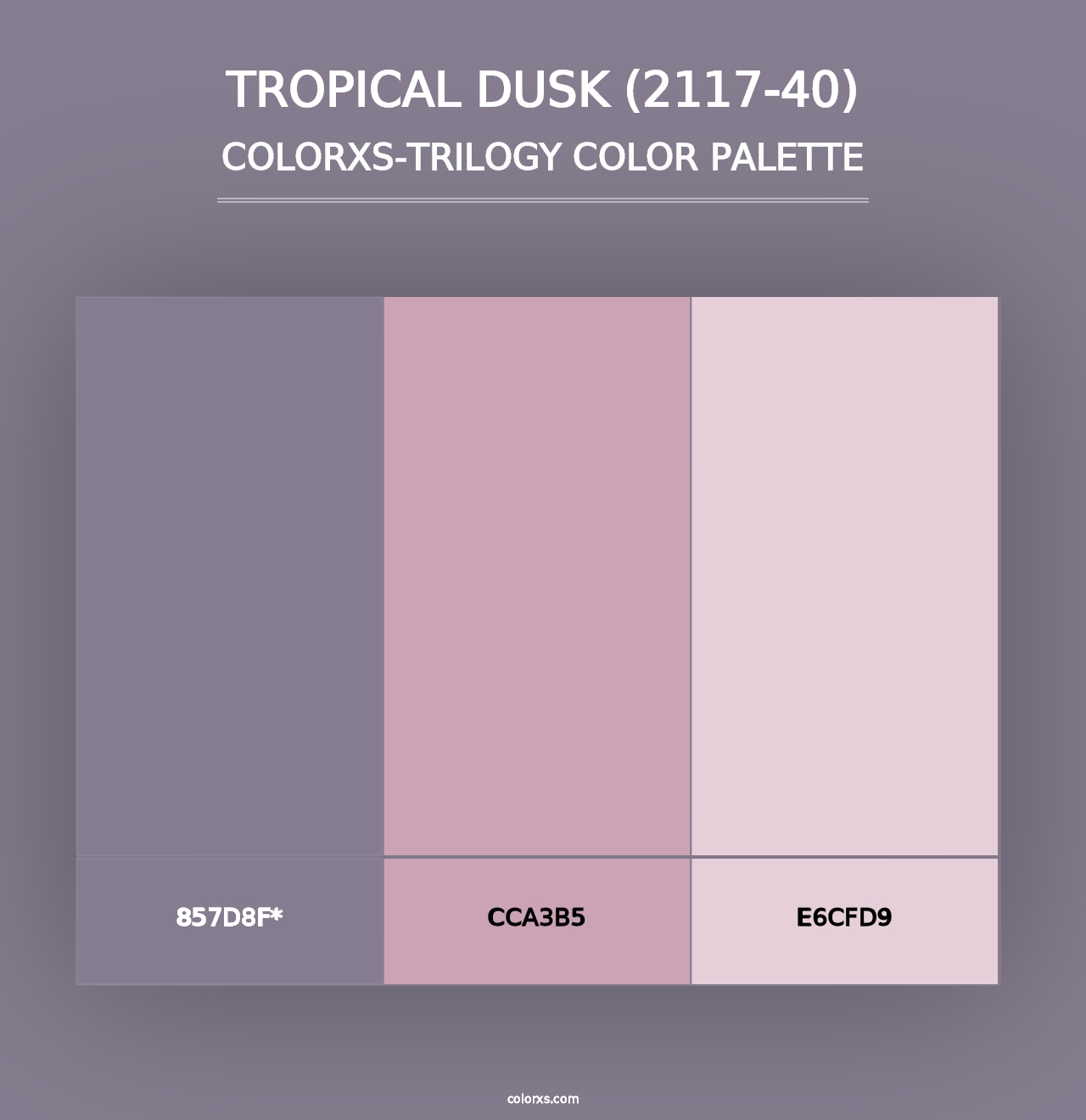 Tropical Dusk (2117-40) - Colorxs Trilogy Palette