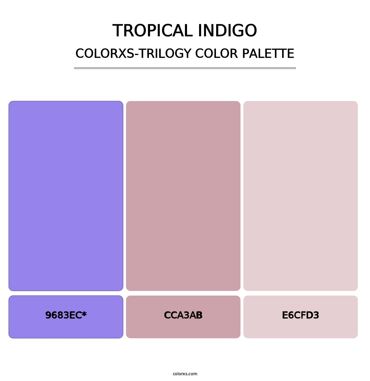 Tropical Indigo - Colorxs Trilogy Palette