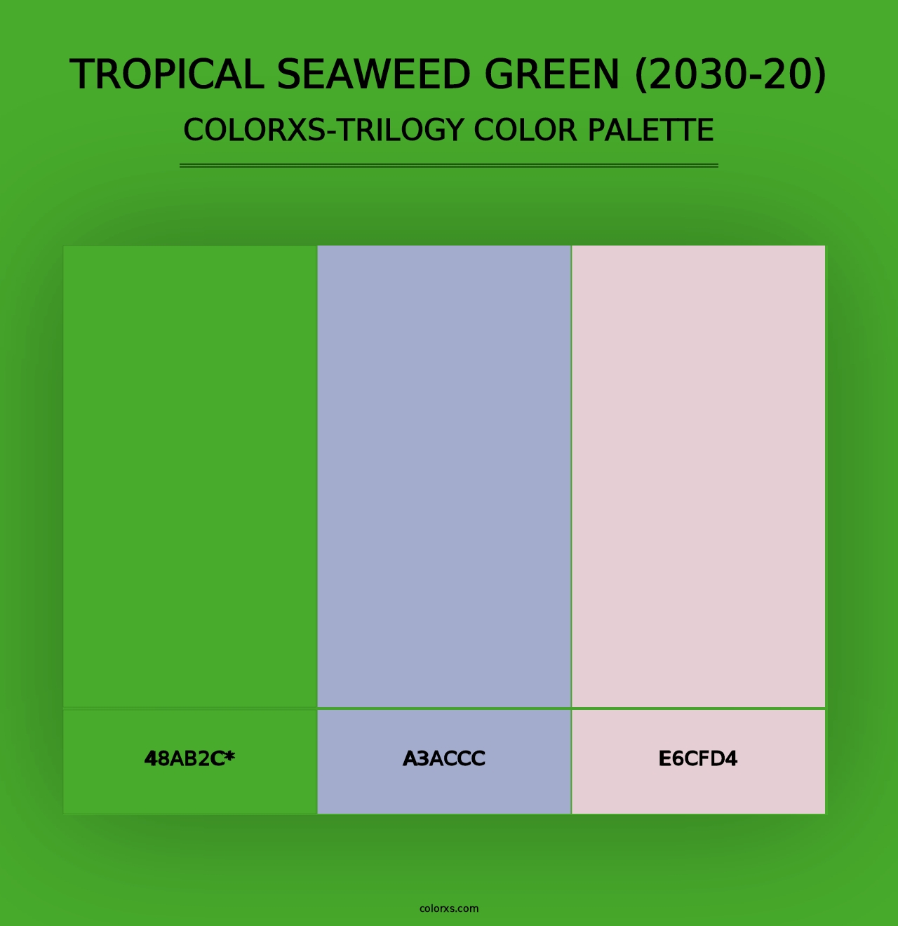 Tropical Seaweed Green (2030-20) - Colorxs Trilogy Palette