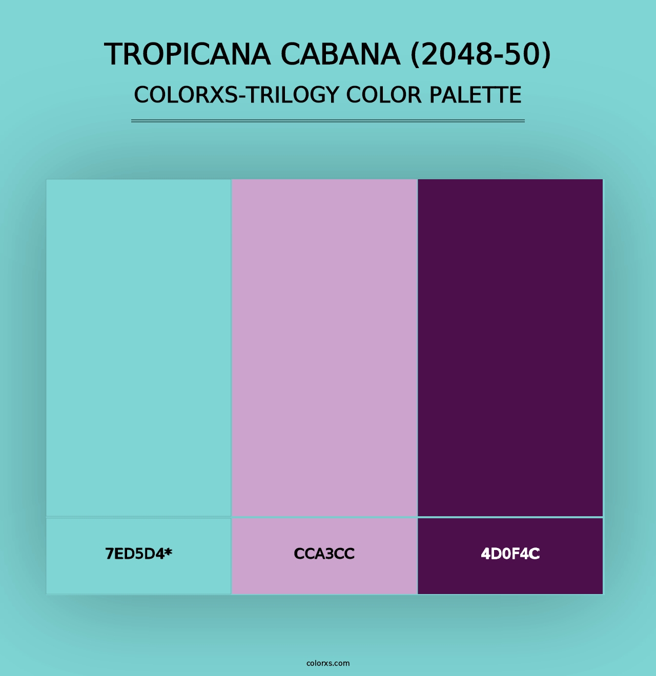 Tropicana Cabana (2048-50) - Colorxs Trilogy Palette