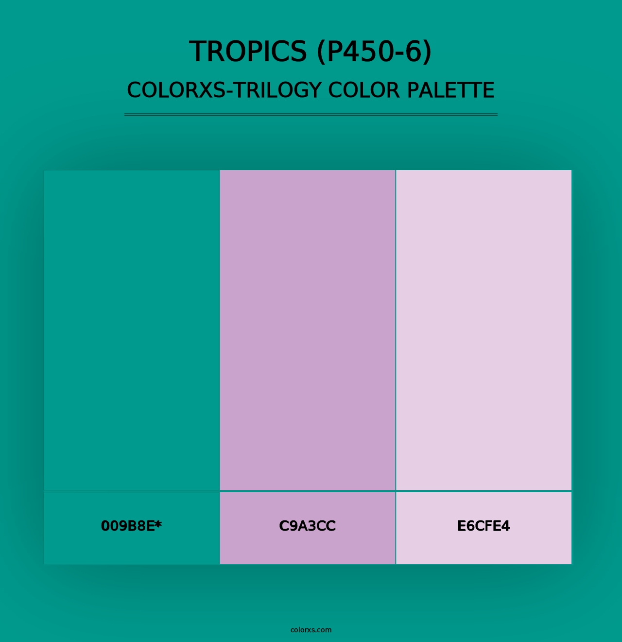 Tropics (P450-6) - Colorxs Trilogy Palette