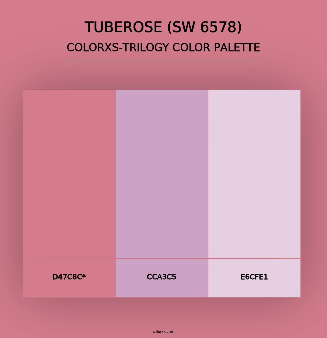 Tuberose (SW 6578) - Colorxs Trilogy Palette