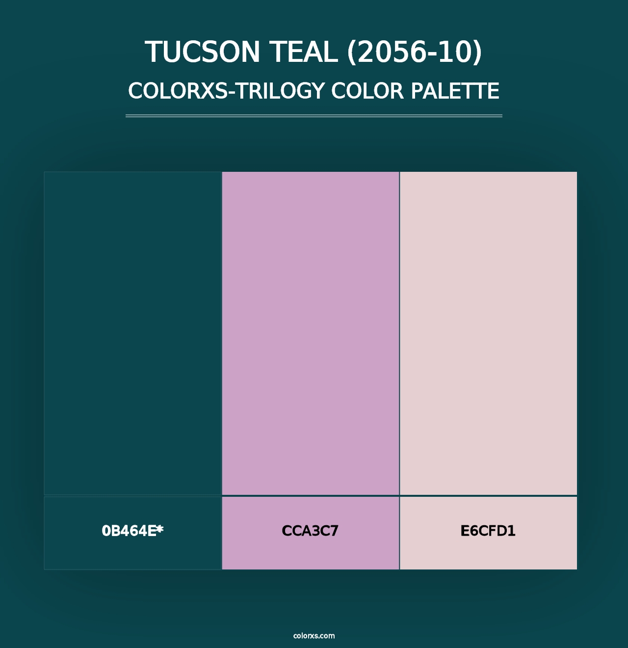 Tucson Teal (2056-10) - Colorxs Trilogy Palette