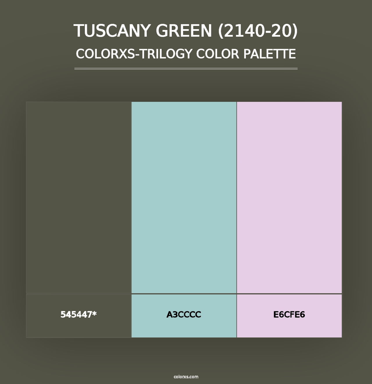 Tuscany Green (2140-20) - Colorxs Trilogy Palette