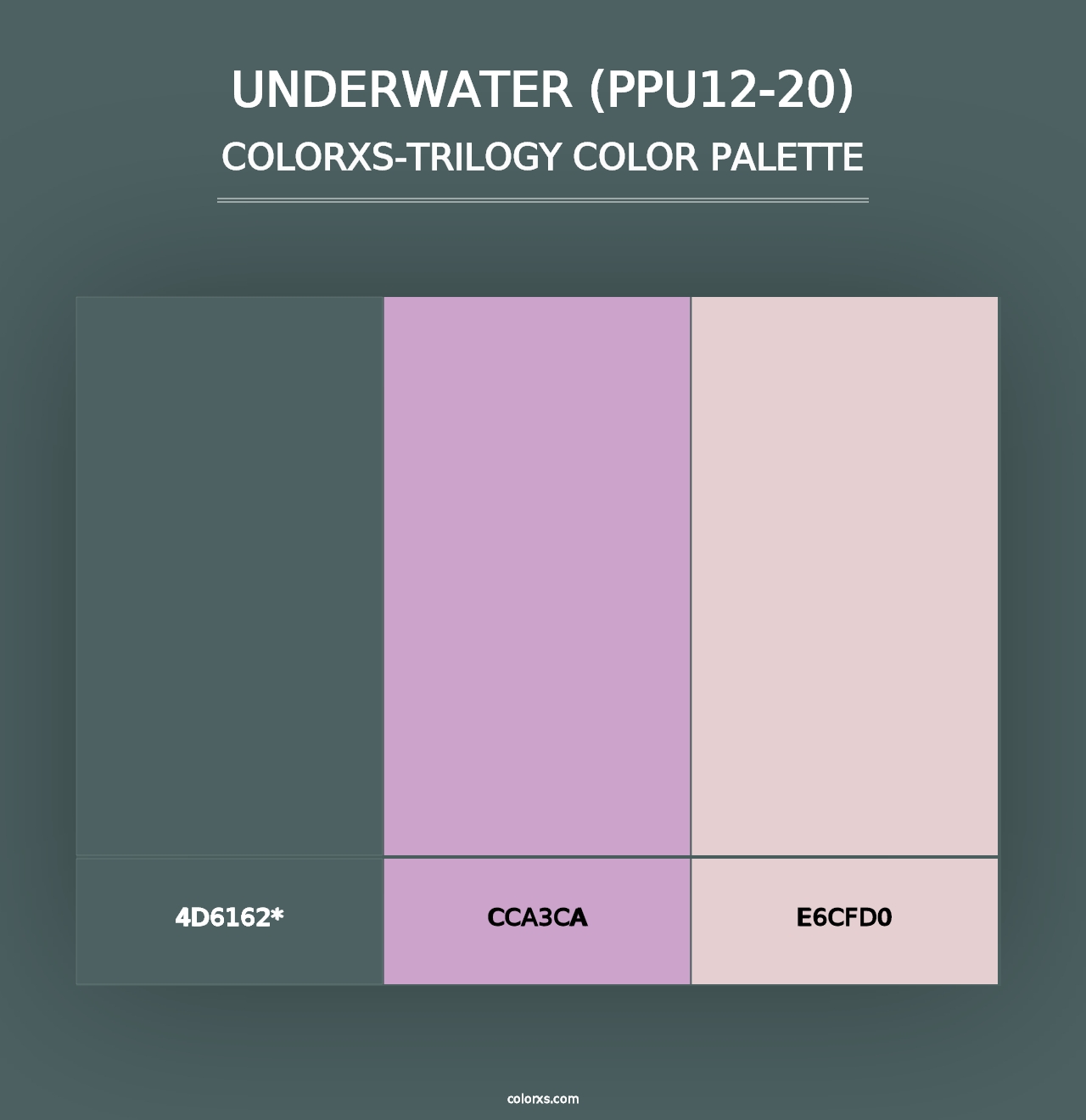 Underwater (PPU12-20) - Colorxs Trilogy Palette