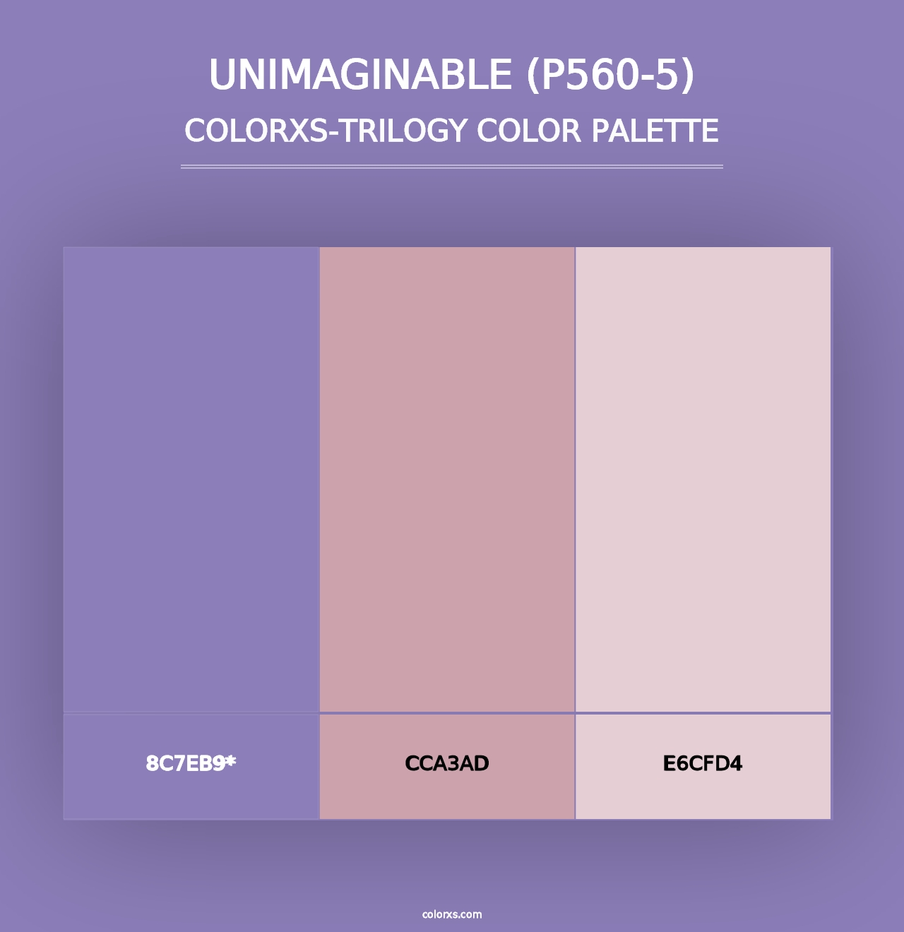 Unimaginable (P560-5) - Colorxs Trilogy Palette