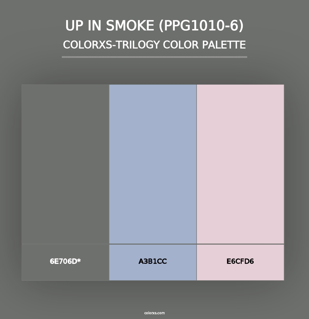 Up In Smoke (PPG1010-6) - Colorxs Trilogy Palette