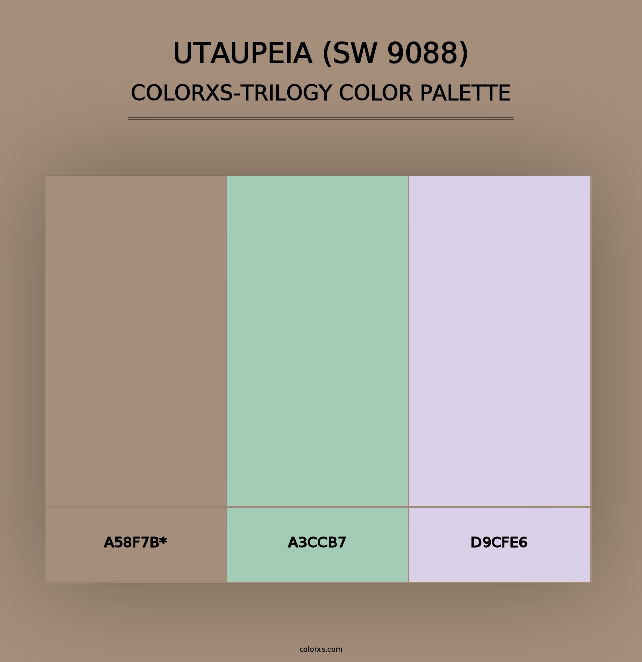 Utaupeia (SW 9088) - Colorxs Trilogy Palette