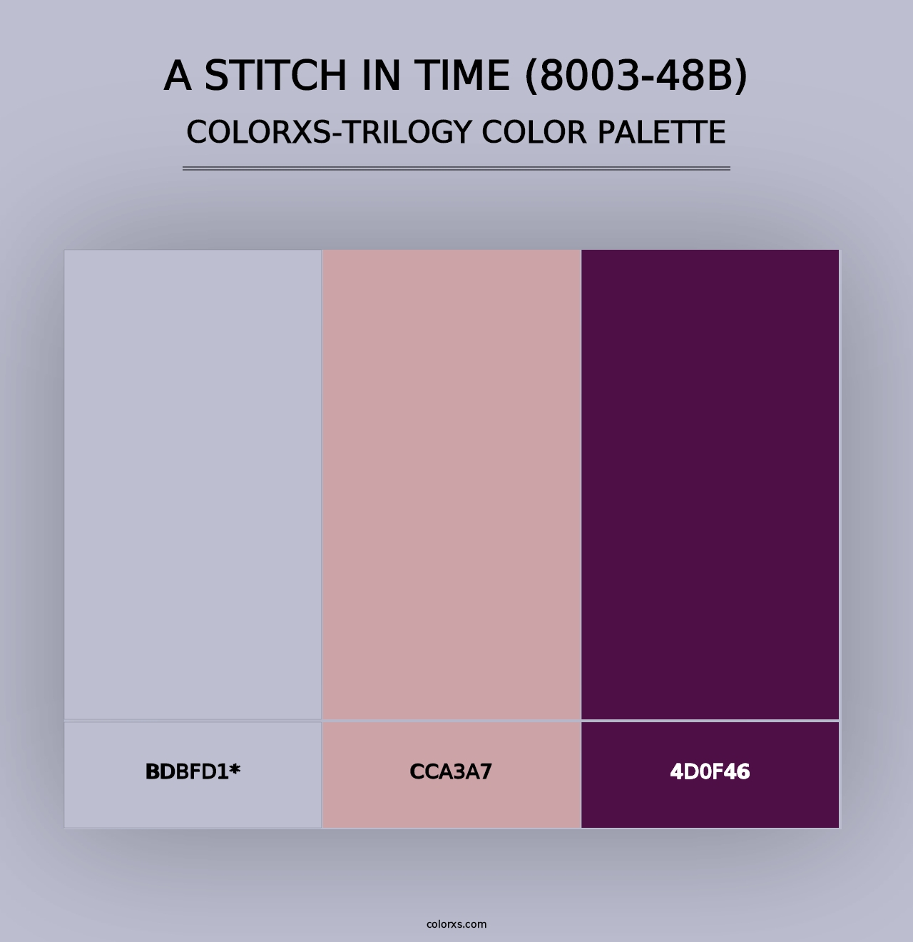 A Stitch in Time (8003-48B) - Colorxs Trilogy Palette