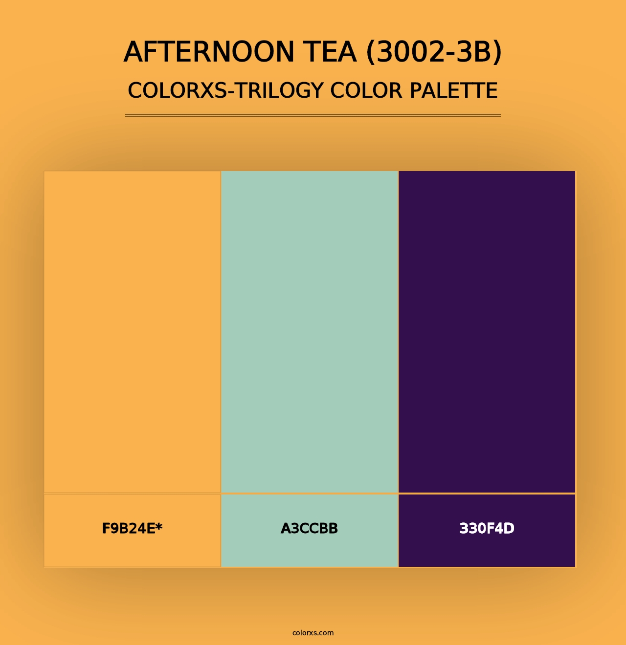 Afternoon Tea (3002-3B) - Colorxs Trilogy Palette