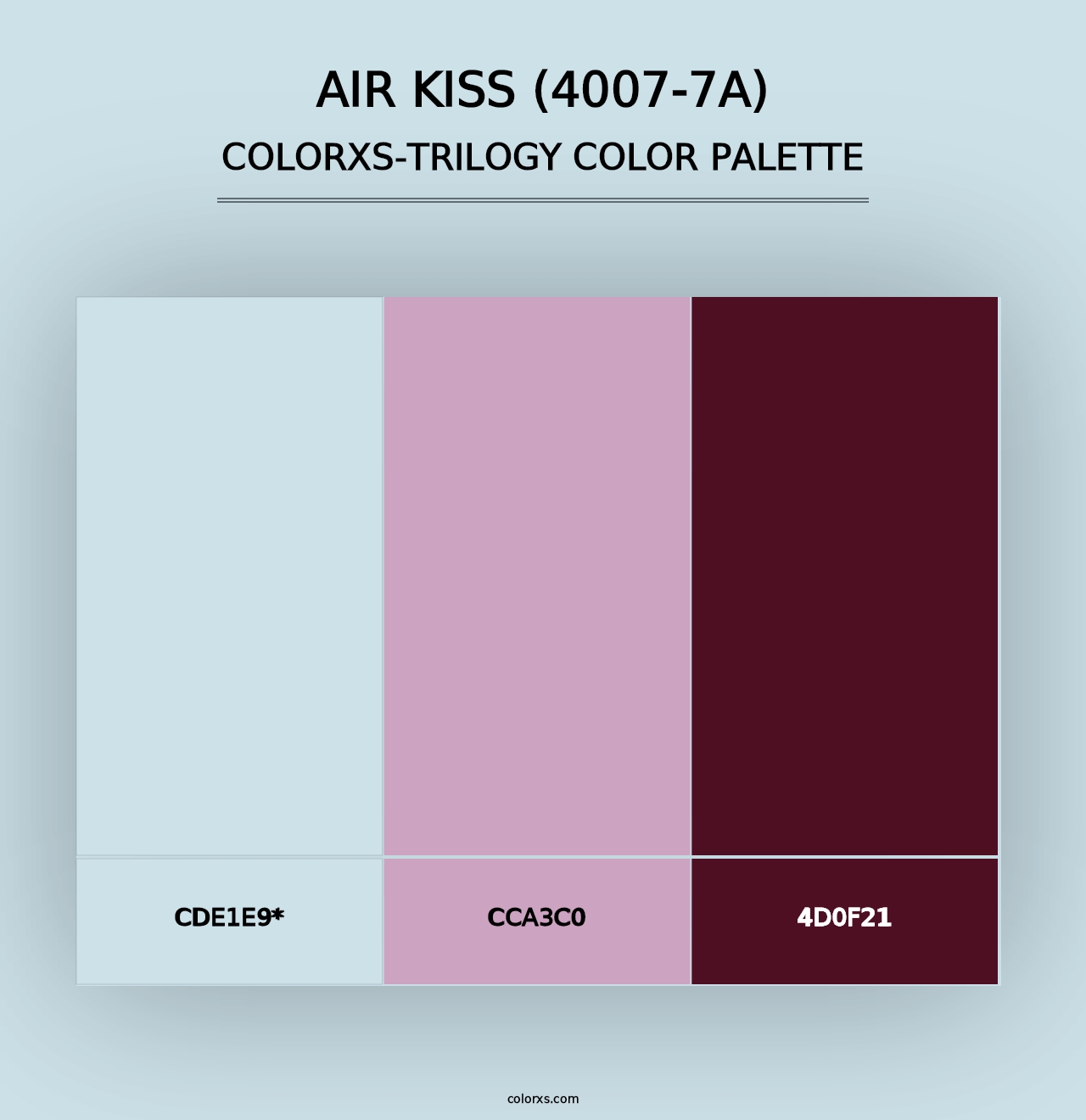 Air Kiss (4007-7A) - Colorxs Trilogy Palette