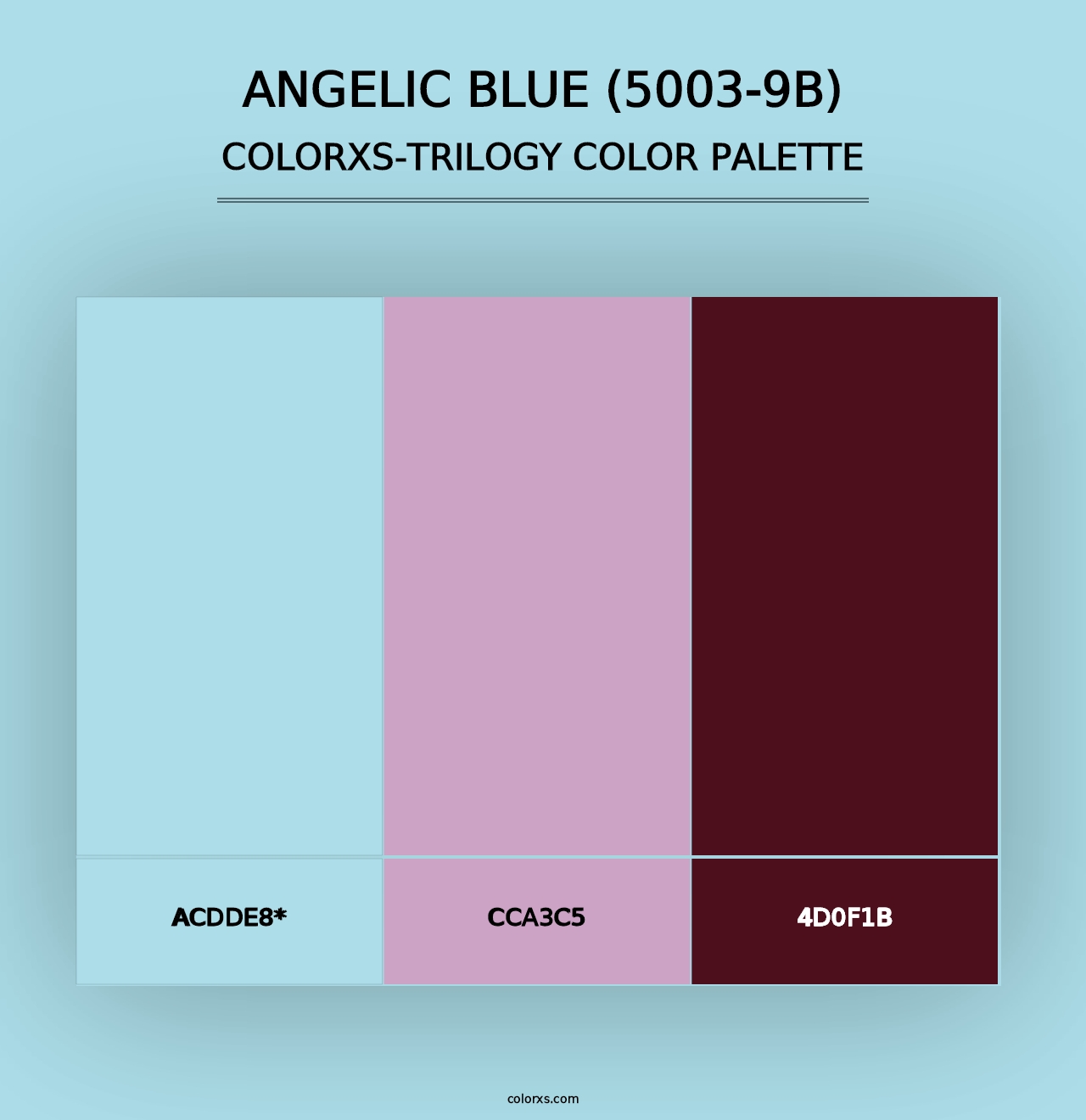 Angelic Blue (5003-9B) - Colorxs Trilogy Palette