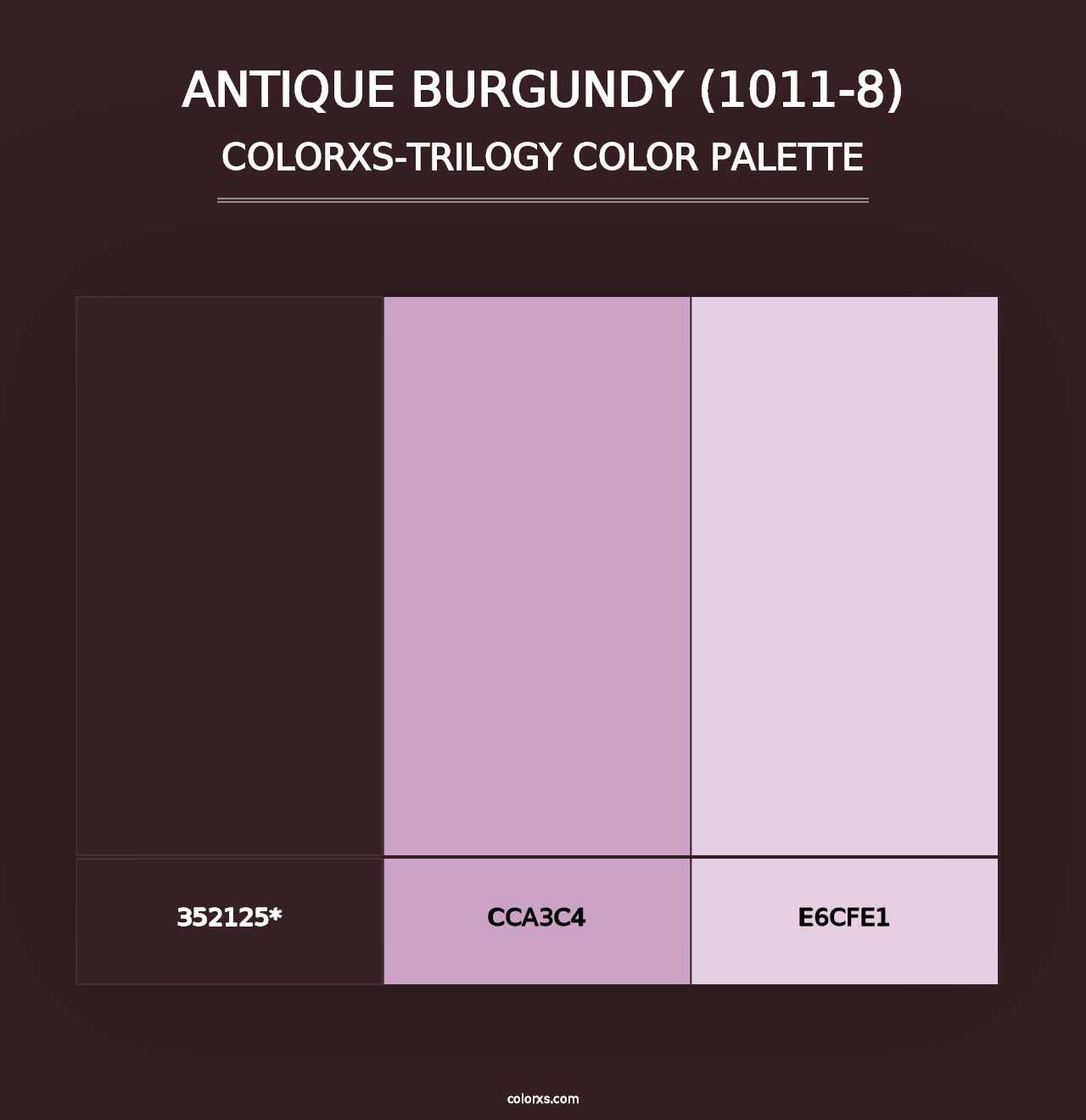 Antique Burgundy (1011-8) - Colorxs Trilogy Palette