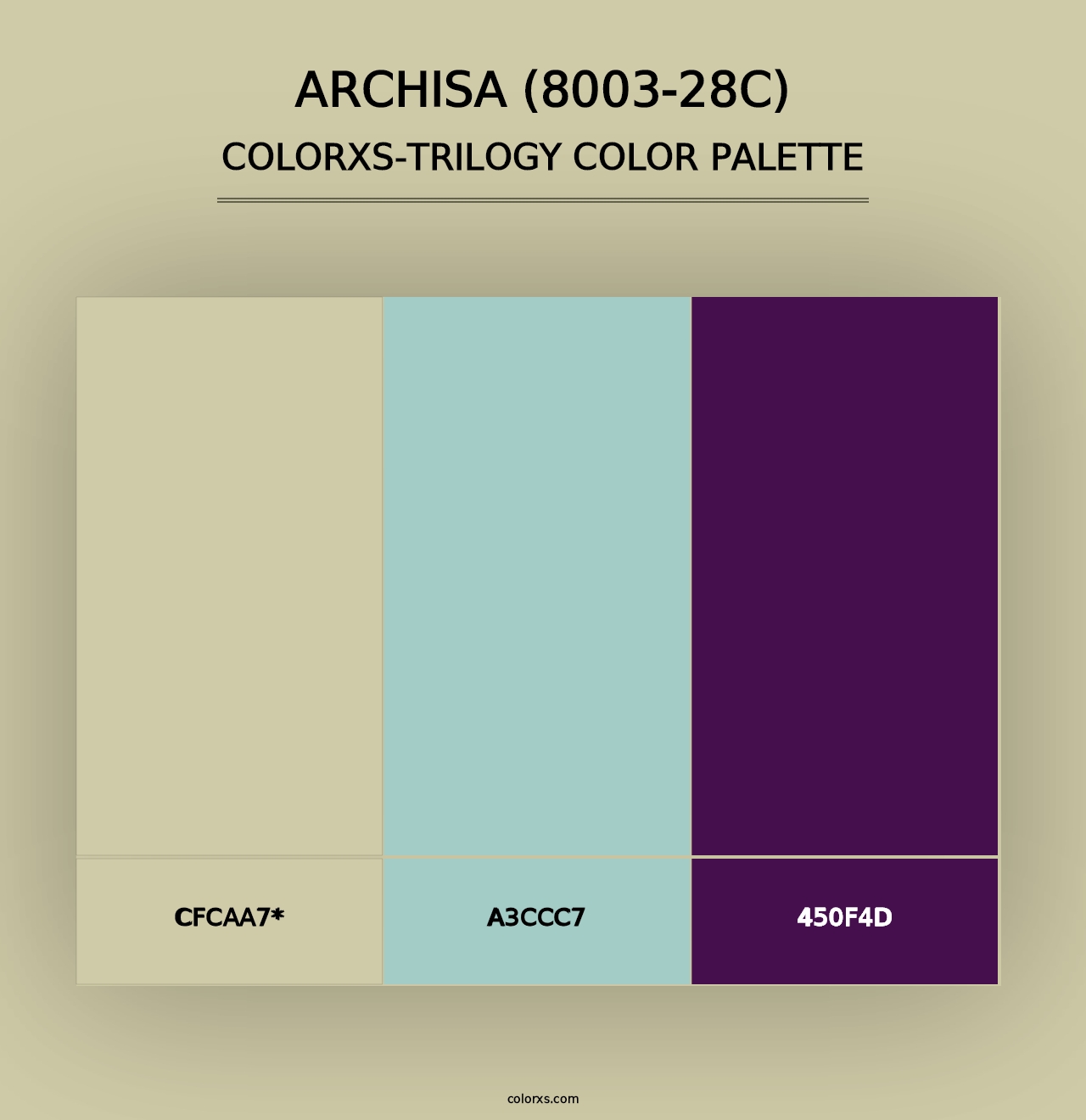 Archisa (8003-28C) - Colorxs Trilogy Palette