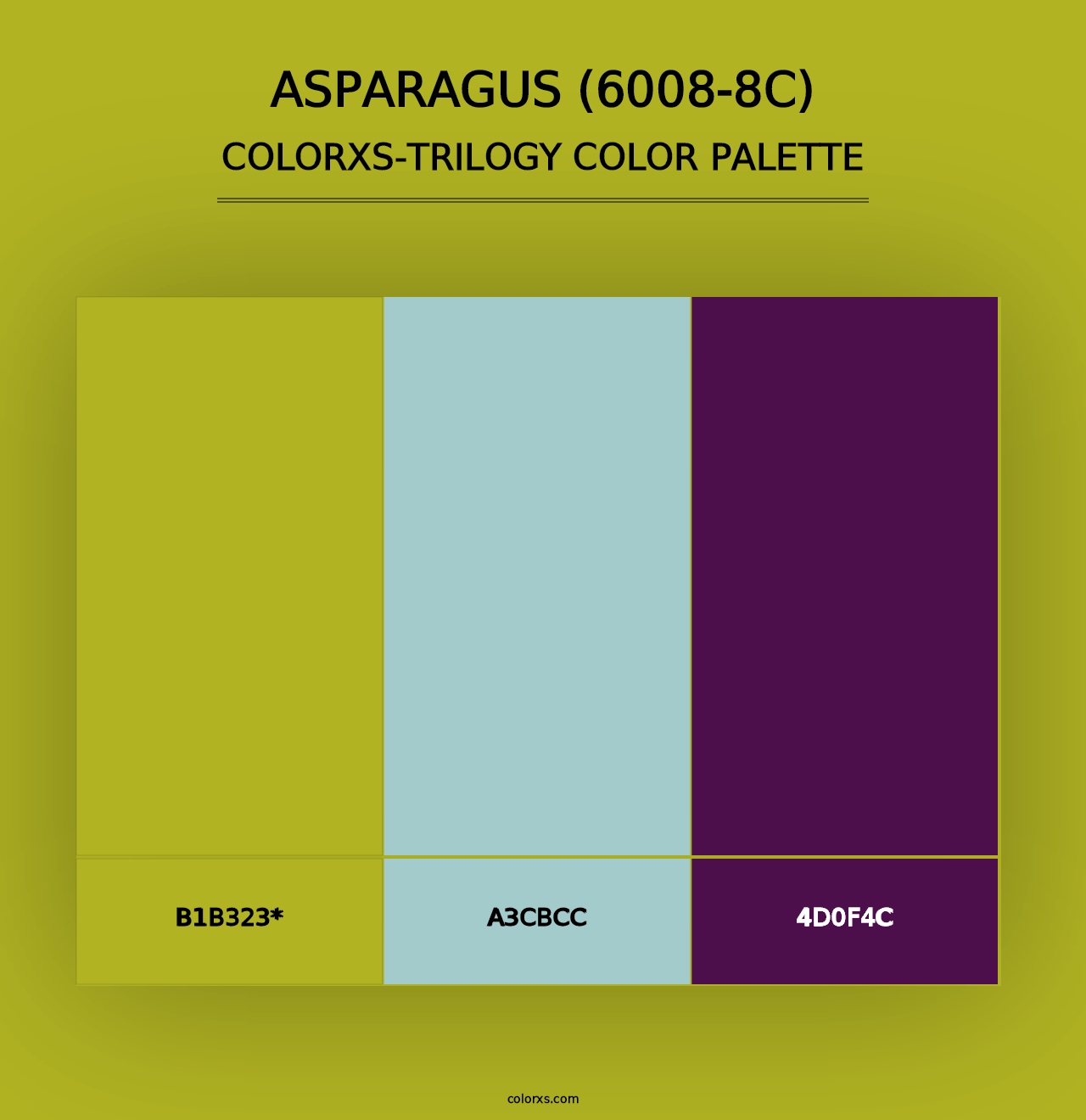 Asparagus (6008-8C) - Colorxs Trilogy Palette