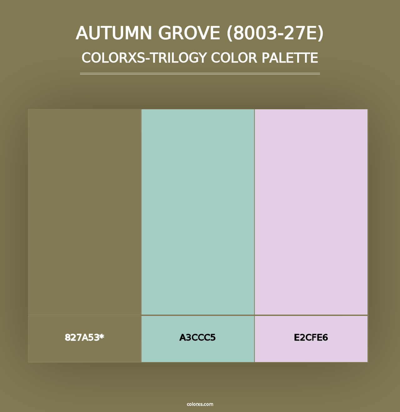 Autumn Grove (8003-27E) - Colorxs Trilogy Palette