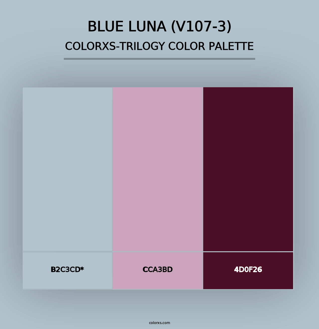 Blue Luna (V107-3) - Colorxs Trilogy Palette