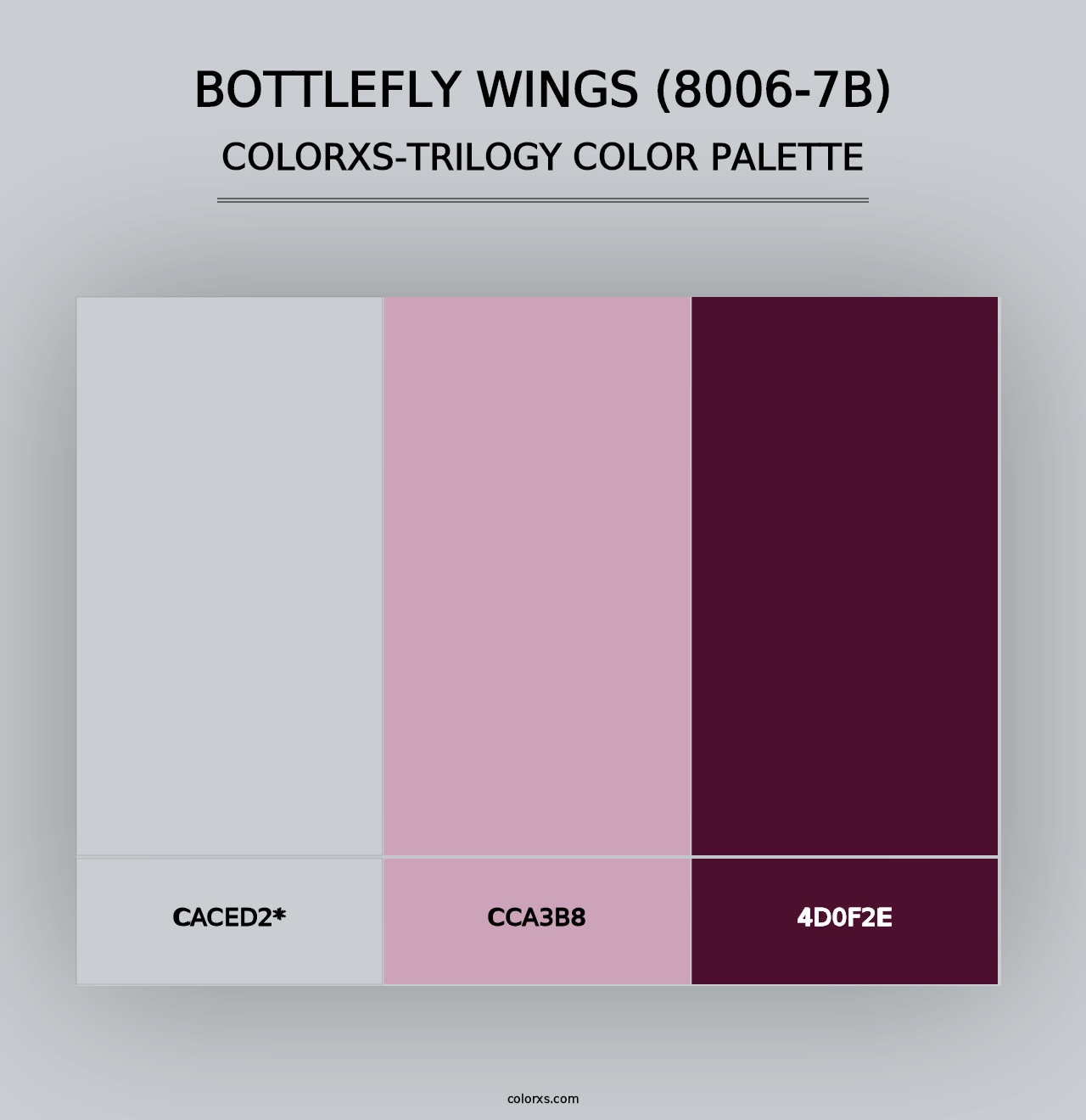 Bottlefly Wings (8006-7B) - Colorxs Trilogy Palette