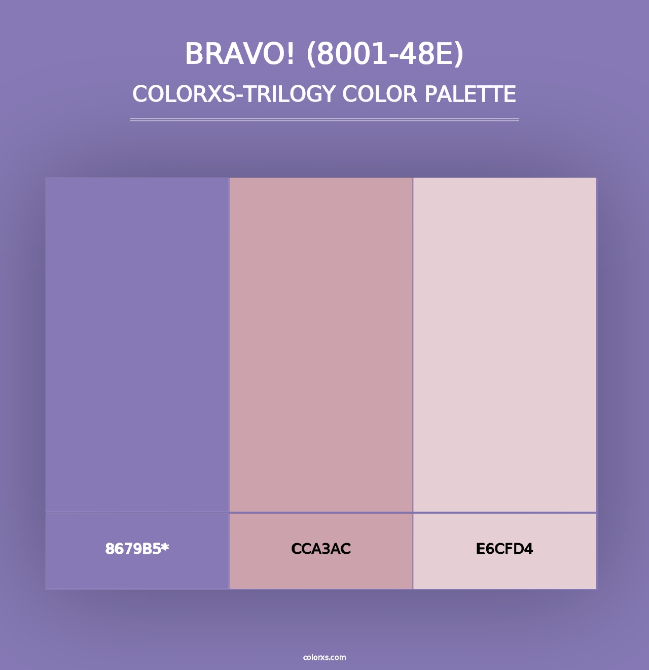 Bravo! (8001-48E) - Colorxs Trilogy Palette