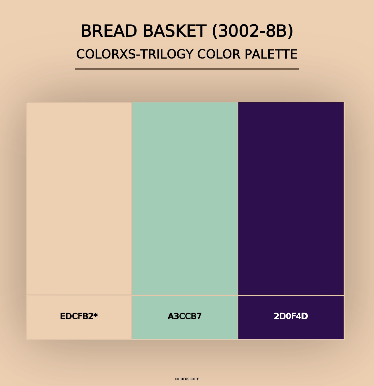 Bread Basket (3002-8B) - Colorxs Trilogy Palette