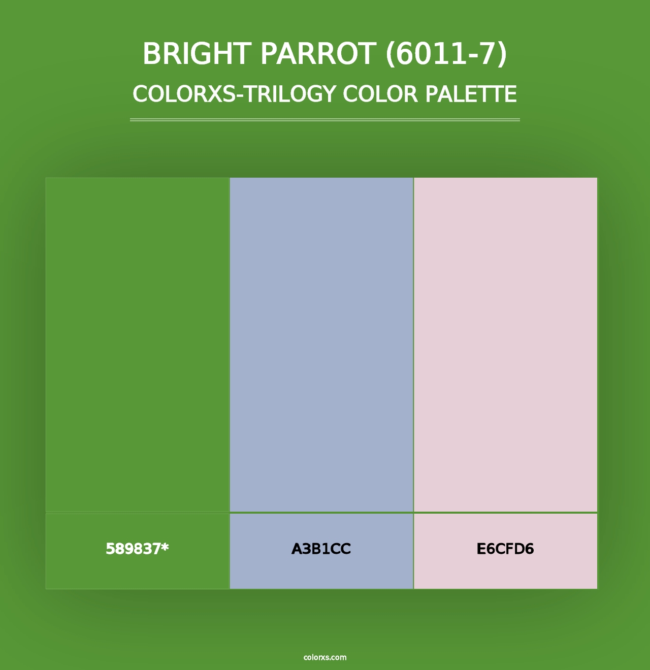 Bright Parrot (6011-7) - Colorxs Trilogy Palette