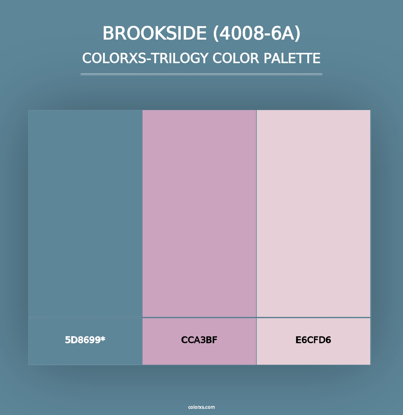 Brookside (4008-6A) - Colorxs Trilogy Palette