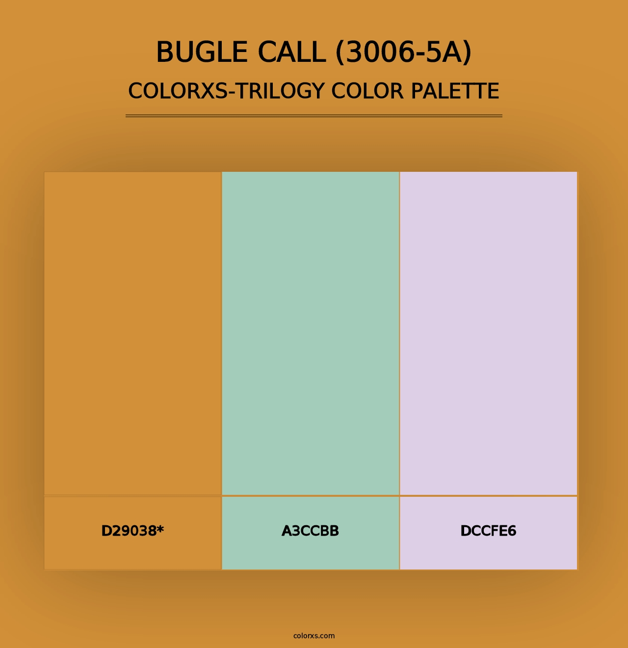 Bugle Call (3006-5A) - Colorxs Trilogy Palette