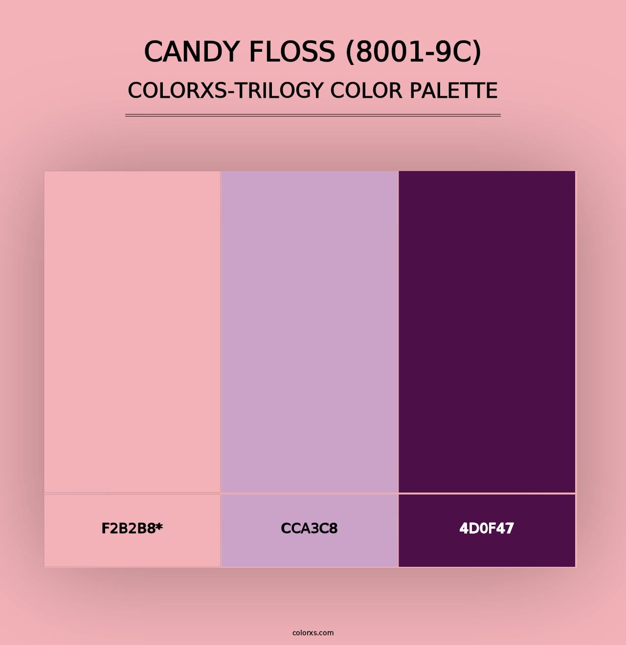 Candy Floss (8001-9C) - Colorxs Trilogy Palette