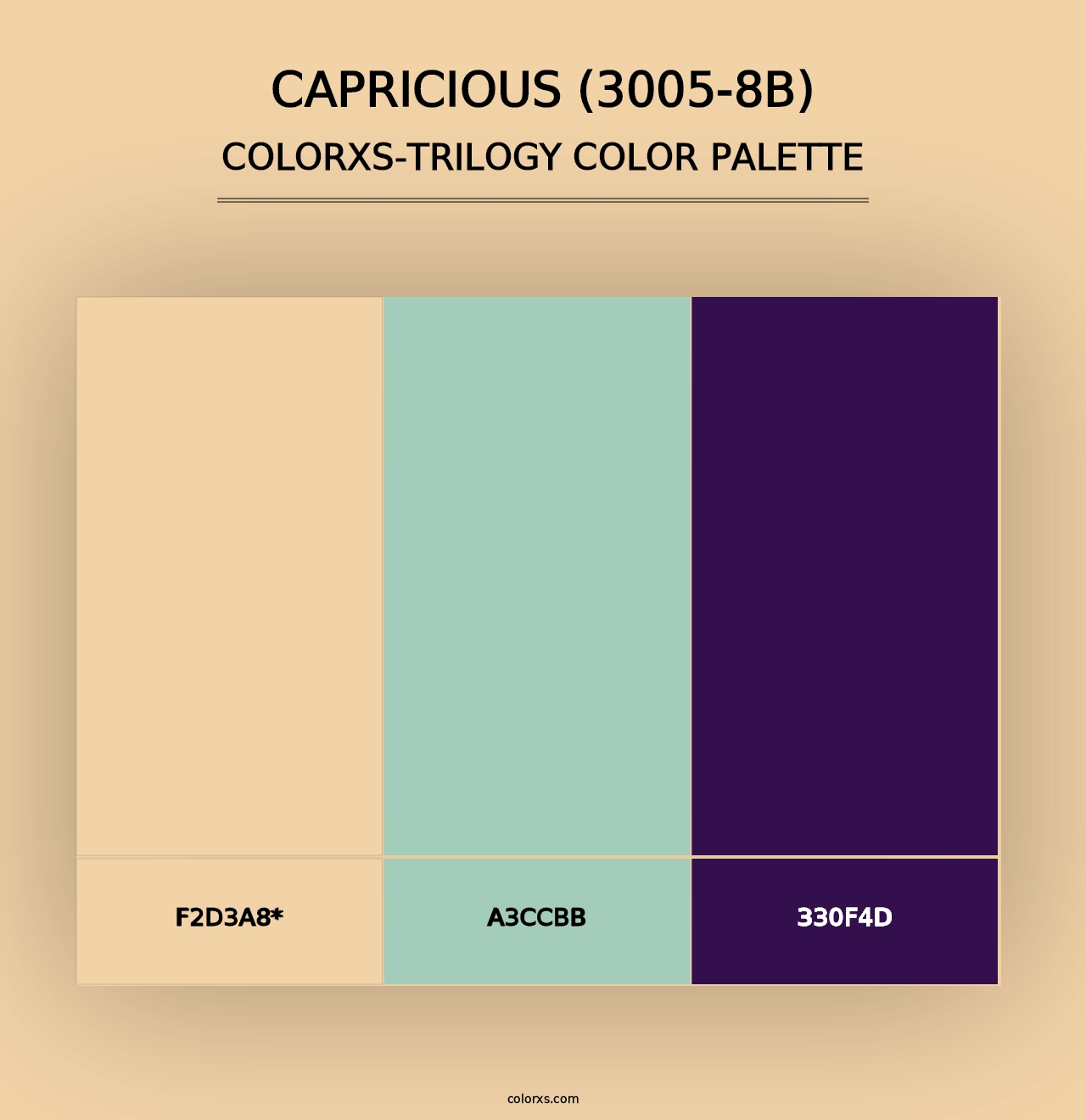 Capricious (3005-8B) - Colorxs Trilogy Palette