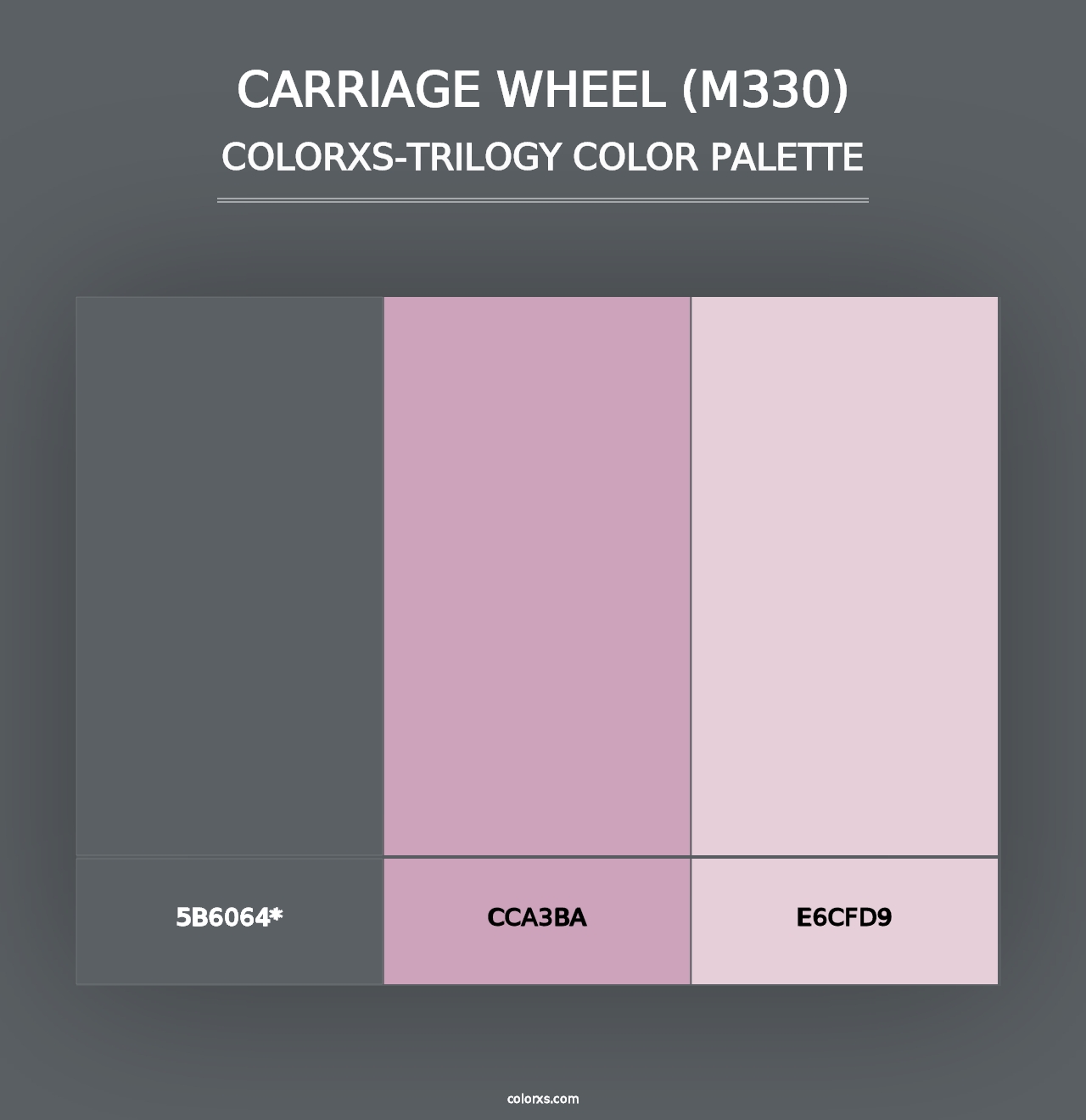 Carriage Wheel (M330) - Colorxs Trilogy Palette