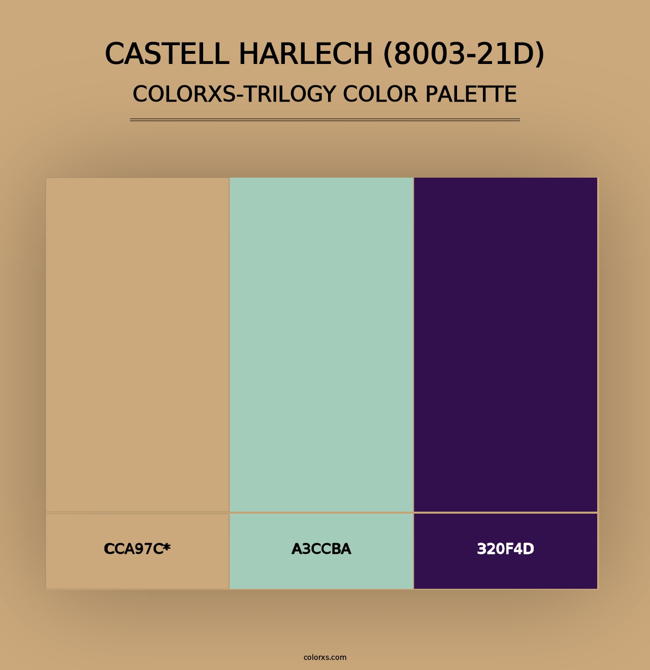 Castell Harlech (8003-21D) - Colorxs Trilogy Palette