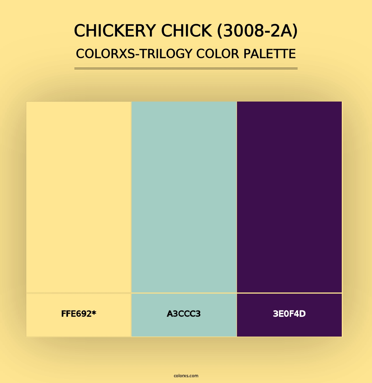 Chickery Chick (3008-2A) - Colorxs Trilogy Palette