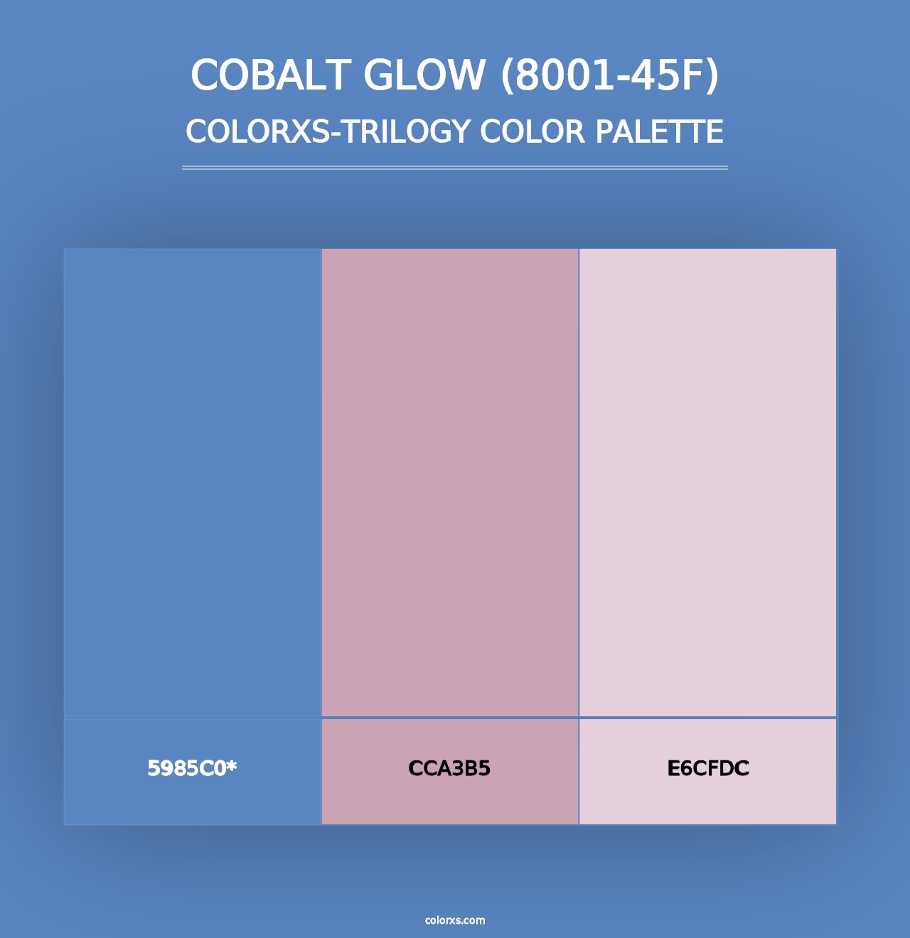 Cobalt Glow (8001-45F) - Colorxs Trilogy Palette