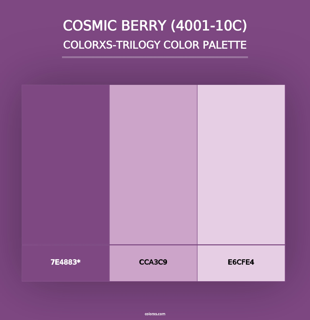 Cosmic Berry (4001-10C) - Colorxs Trilogy Palette