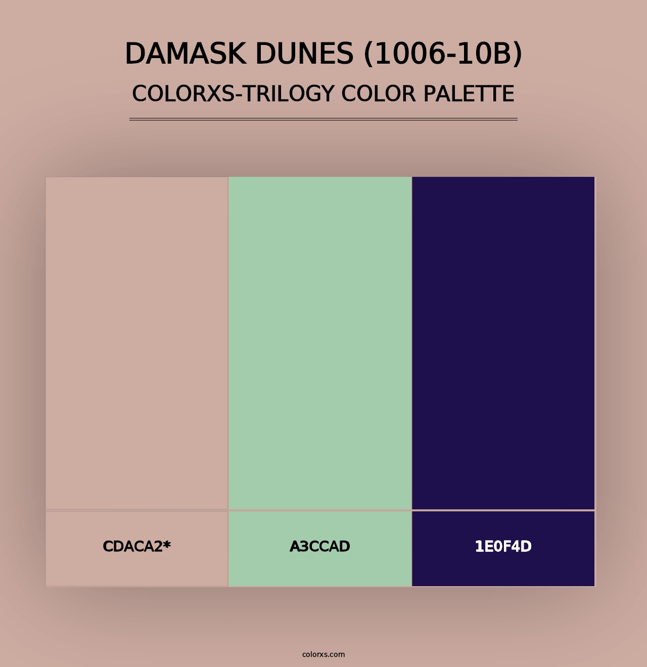 Damask Dunes (1006-10B) - Colorxs Trilogy Palette