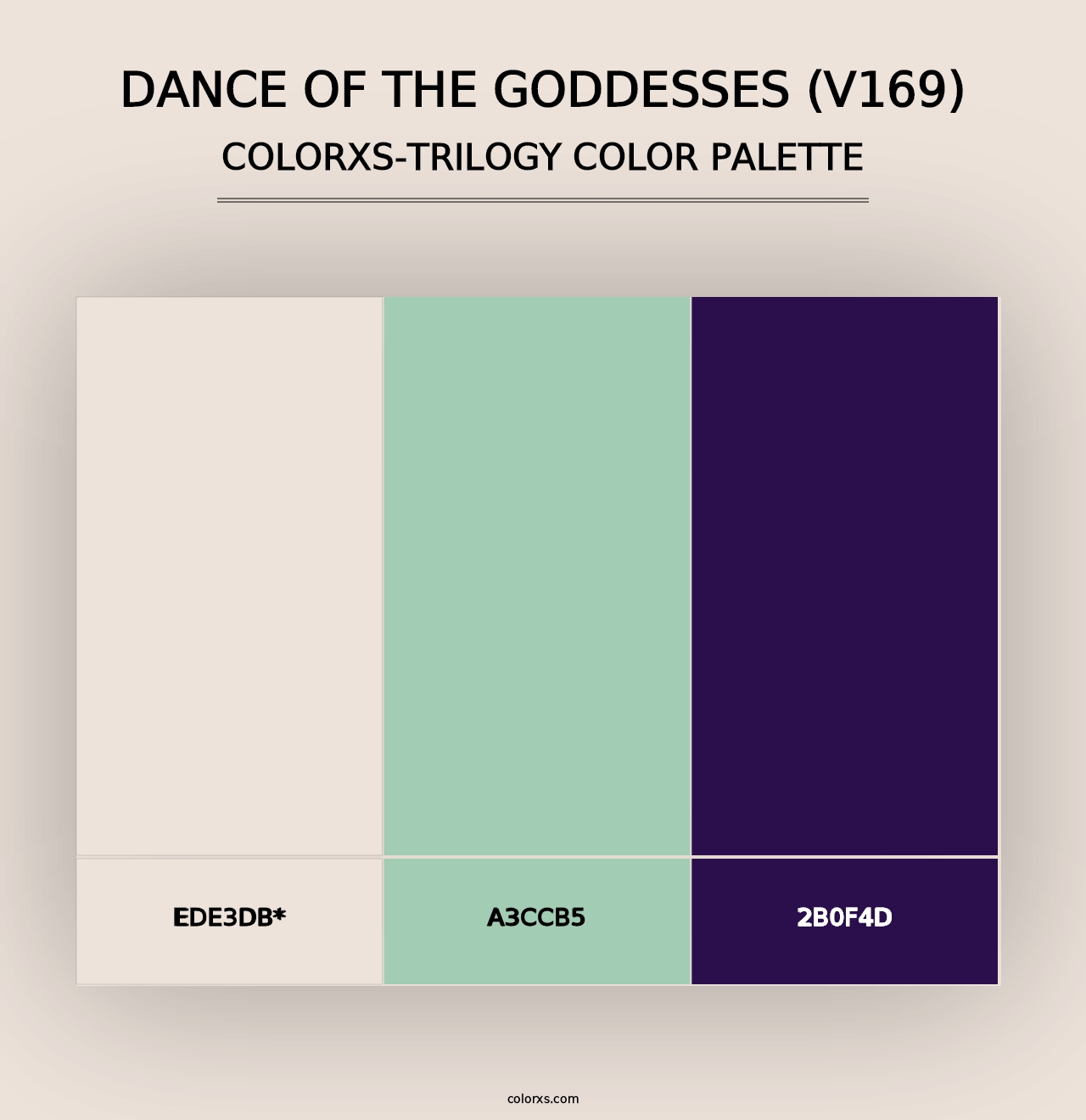 Dance of the Goddesses (V169) - Colorxs Trilogy Palette