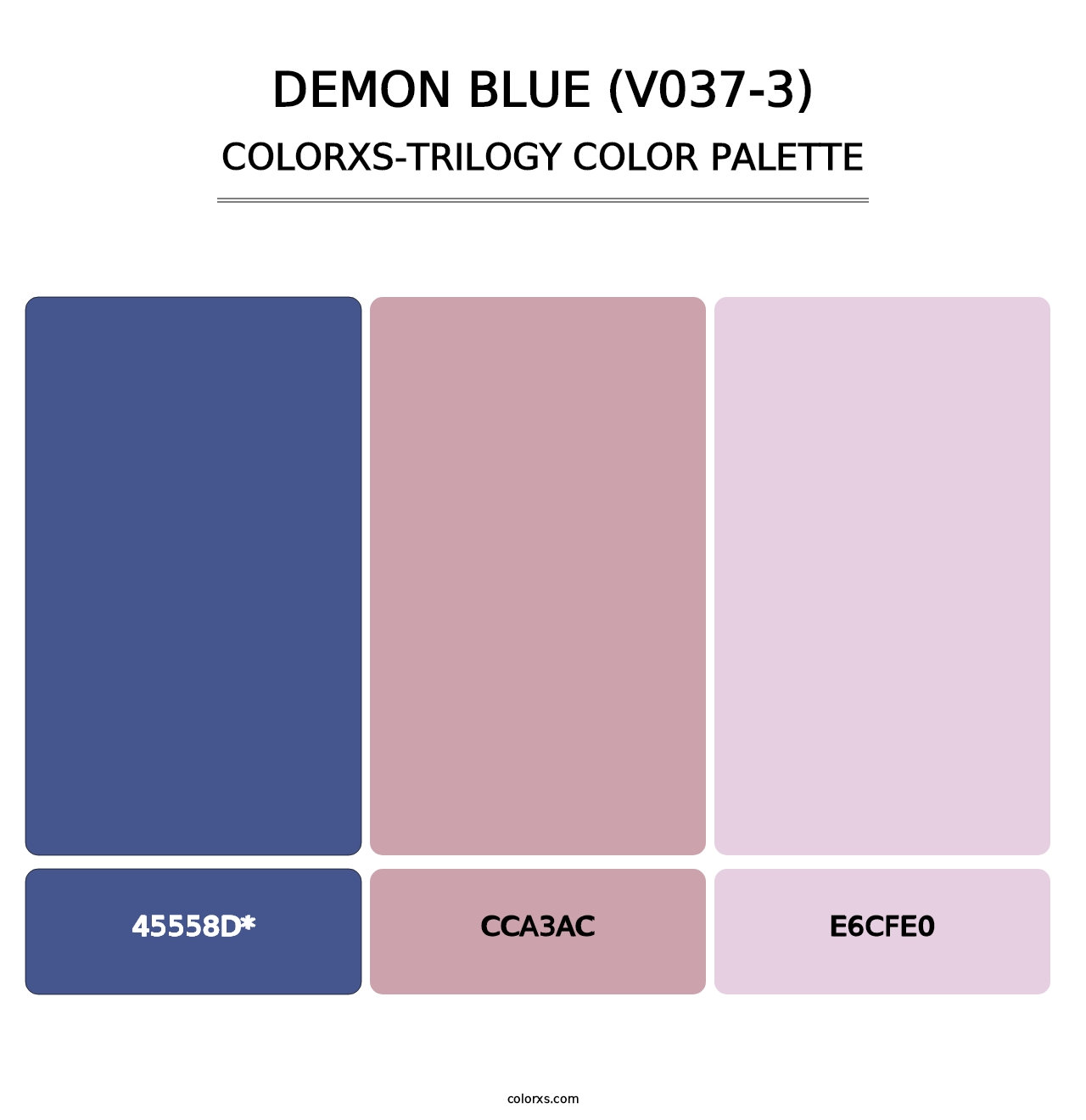 Demon Blue (V037-3) - Colorxs Trilogy Palette