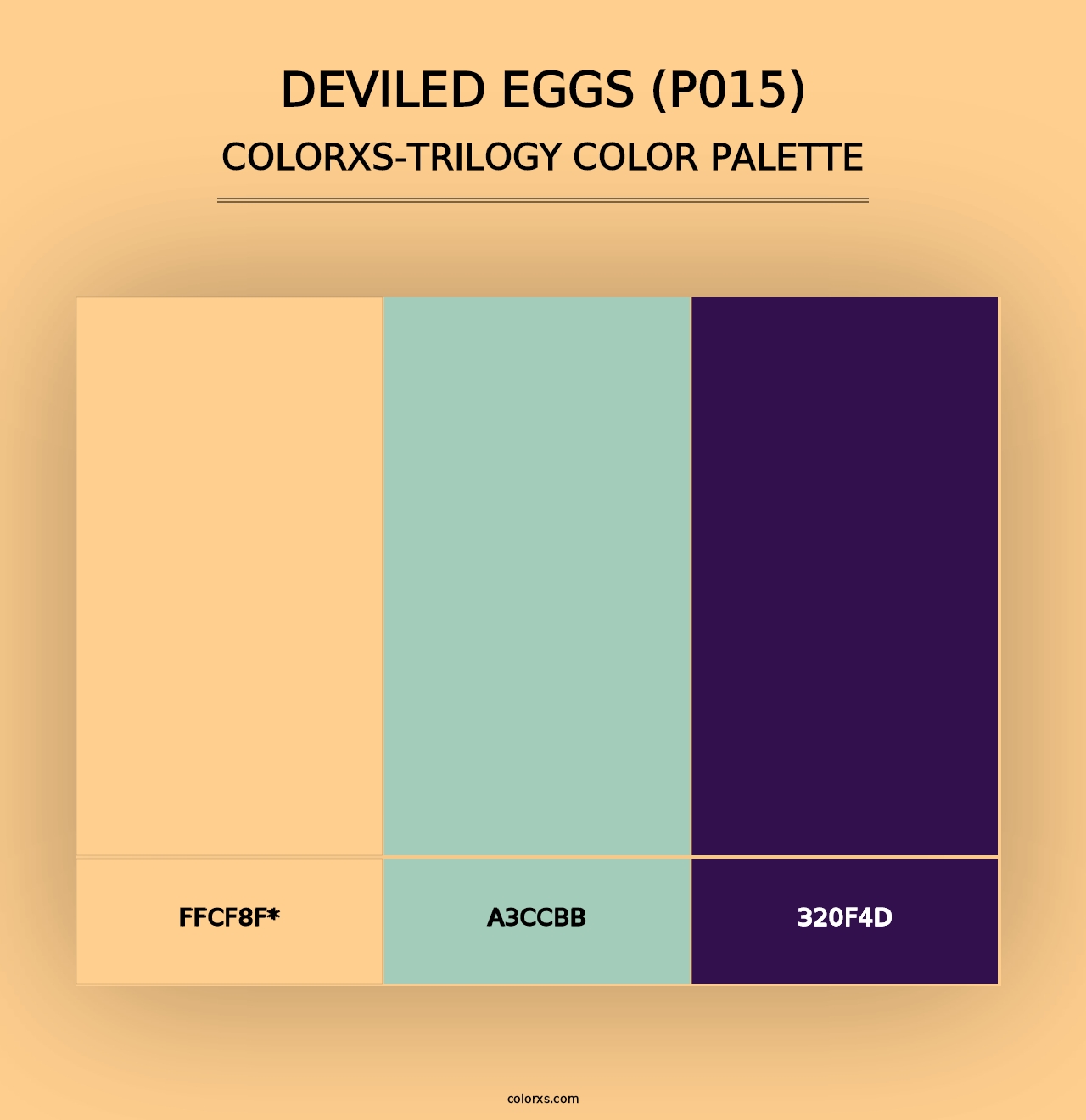 Deviled Eggs (P015) - Colorxs Trilogy Palette