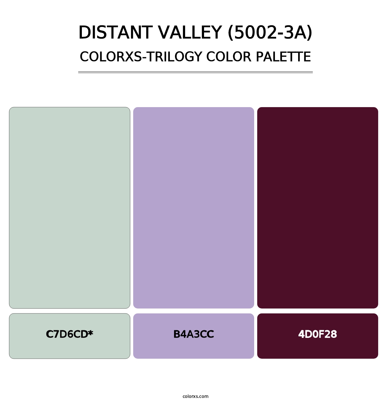 Distant Valley (5002-3A) - Colorxs Trilogy Palette