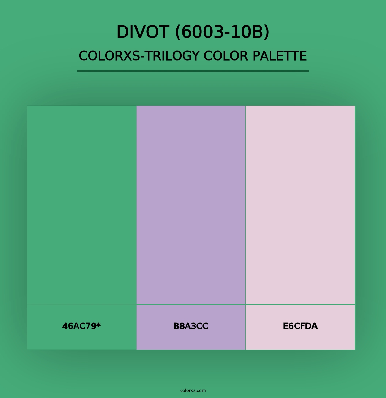 Divot (6003-10B) - Colorxs Trilogy Palette